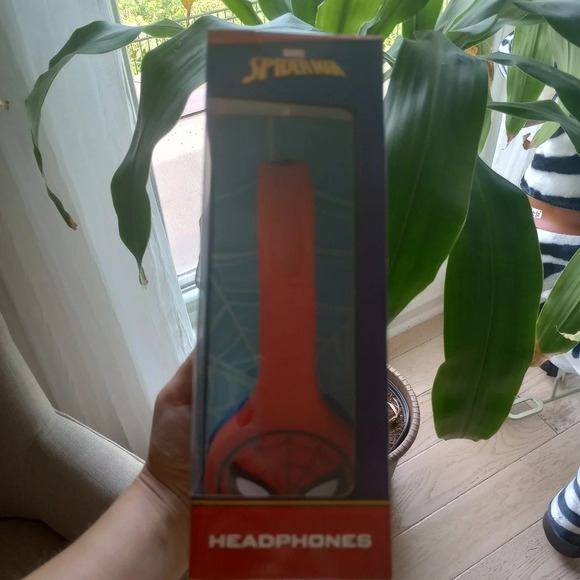 Spiderman kids headphones accessories women's children's red Blue ear buds - Picture 6 of 8